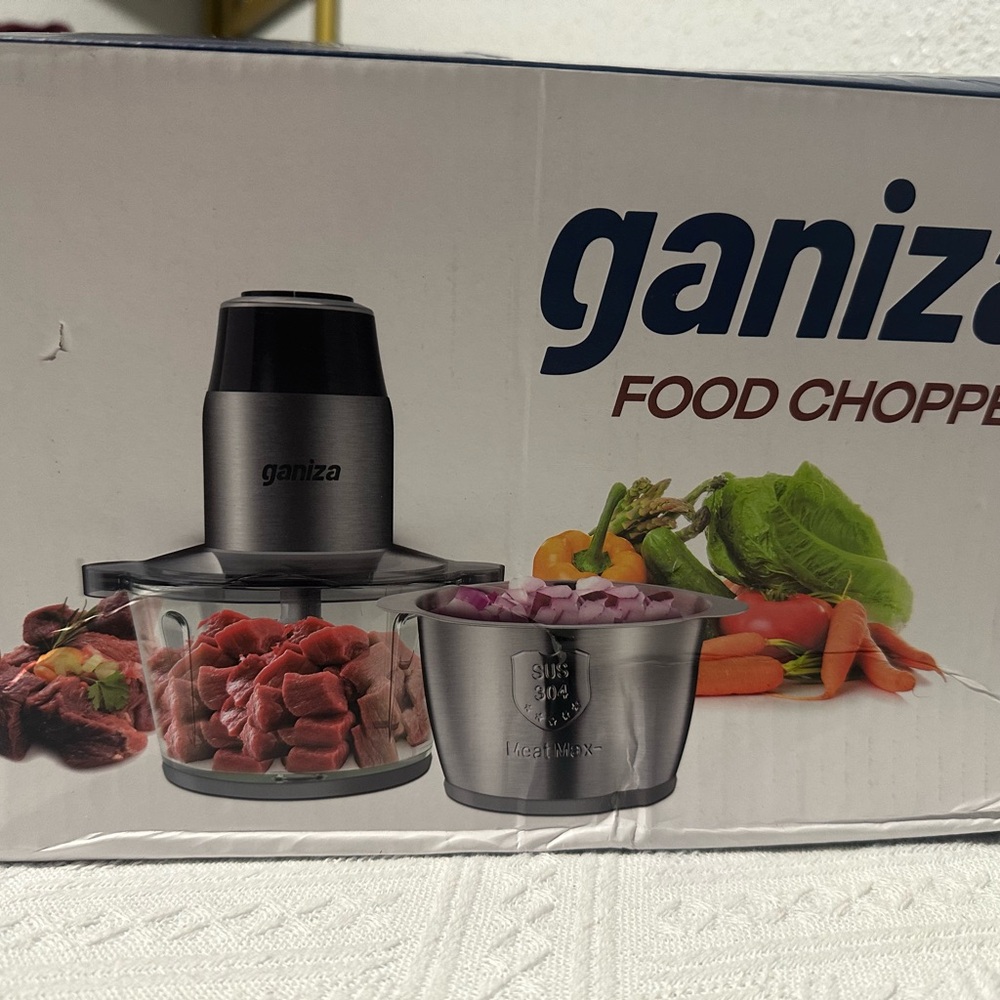 Ganiza Food Chopper with Stainless Steel Bowl